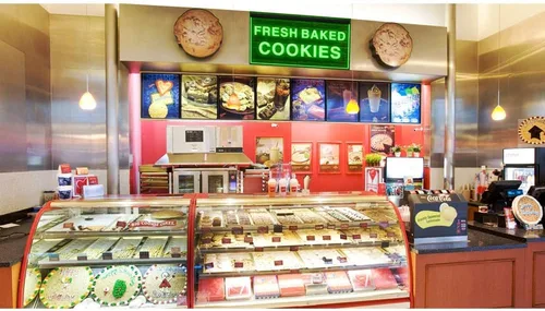 Vista 2 de 110138 - Letrero de neón con luz LED de 16 x 12 pulgadas, 110138 galletas recién horneadas para cafetería, pastelería, panadería, tienda, tienda 16