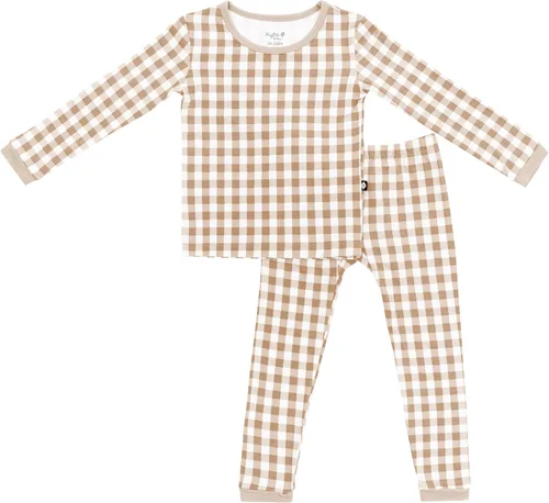 Vista 18 de KYTE BABY Juego de pijama para niños pequeños – Pijamas para niños pequeños hechas de material de rayón de bambú suave Pollito de Aloe