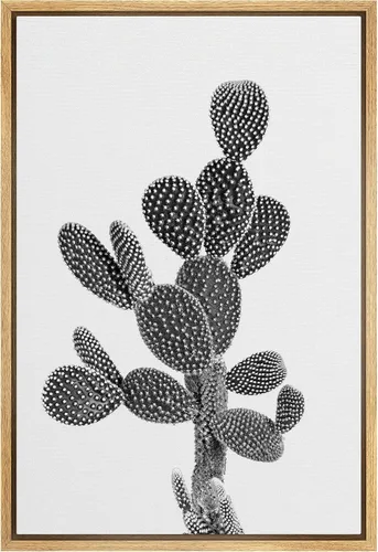 Vista 2 de SIGNWIN Lienzo enmarcado para pared, bosque blanco y negro, pino, ilustraciones de naturaleza silvestre, arte moderno, rústico, decorativo