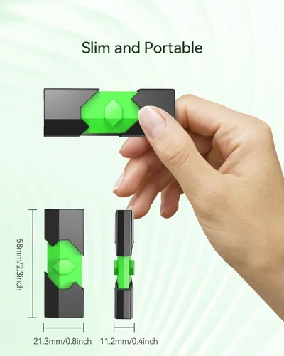 Vista 4 de K&ZZ Memorias USB C de 32 GB, paquete de 2 unidades flash dual 2 en 1 USB 3.0, memoria USB 3.0, carcasa deslizante a prueba de polvo, unidad USB