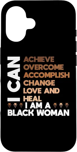 Vista 31 de iPhone 11 Pro Max poderoso negro mujer afirmación afroamericana orgullo caso