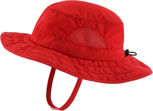 Vista 9 de Connectyle Sombrero de sol para niños y niñas, sombrero de pescador de ala ancha UPF 50+, sombrero de protección solar, sombrero transpirable