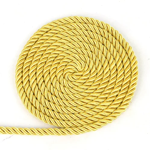Vista 11 de BEL AVENIR Cuerda trenzada de 0.236 in y 16 yardas, cuerda decorativa de nailon hecha a mano para costura, manualidades, tapicería, decoración