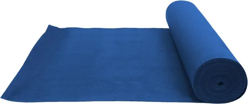 Vista 5 de CNCEST Alfombra azul para fiesta, 360 GSM grueso, tapete antideslizante de 33 pies para boda, ceremonia de película, decoración de propuestas