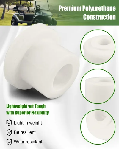 Vista 6 de Kit de bujes de brazo en A para carrito de golf compatible con GTW Front Lift y MadJax MJFX A-Arm Lift Kits Blanco