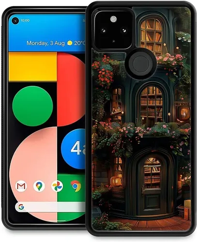 Vista 157 de Compatible con Google Pixel 4A 5G Mobile Case Creative Acrylic Panel trasero Silicona Protección Grip especialmente diseñado para Google Pixel 4A 5G
