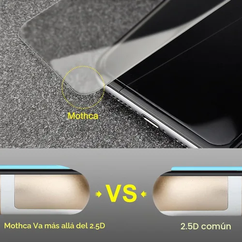 Vista 6 de Mothca Protector de pantalla de vidrio mate para iPhone 11 Pro Max/iPhone XS Max de 6.5 pulgadas, película de vidrio templado antirreflejos
