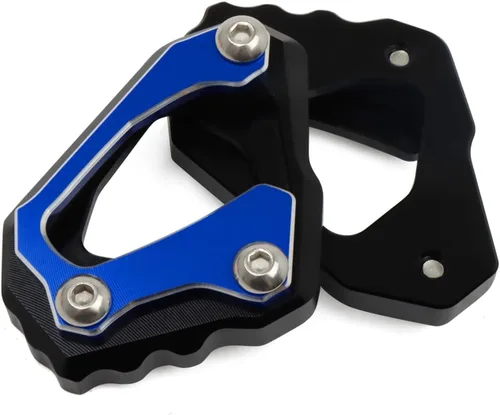 Vista 4 de KAnduo Placa de soporte lateral de pie CNC para motocicleta, soporte para Yamaha para MT-10 para MT 10 para MT10 para MT10 para FZ-10 FZ10 R1M R1 M