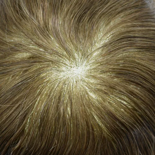 Vista 4 de Toupee For Men Hair Pieces Real Human Hair Swiss Lace Toupee for Mens Hair Replacement System Mens Toupee Male Hair Prosthesis Protesis Capilar