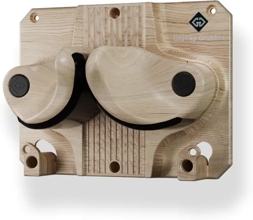 Vista 10 de Gravity Grabber La estantería de pared definitiva para esquís y tablas de snowboard - Se adapta a cualquier esquí o tabla de snowboard - Guarda tus