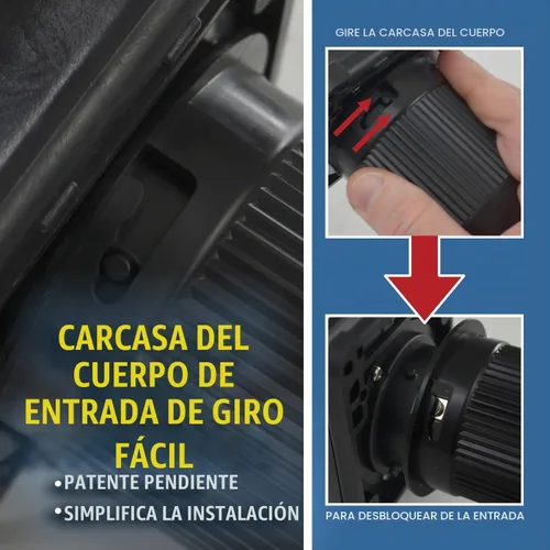 Vista 3 de Conntek Entrada de alimentación marina RV de 50 amperios y 125/250 voltios