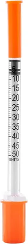 Vista 8 de Jeringa de 0.5 ml con tapa, 29G 1/2" 13mm 1/2cc, jeringas desechables en paquete individual, paquete de 20 Paquete individual desechable
