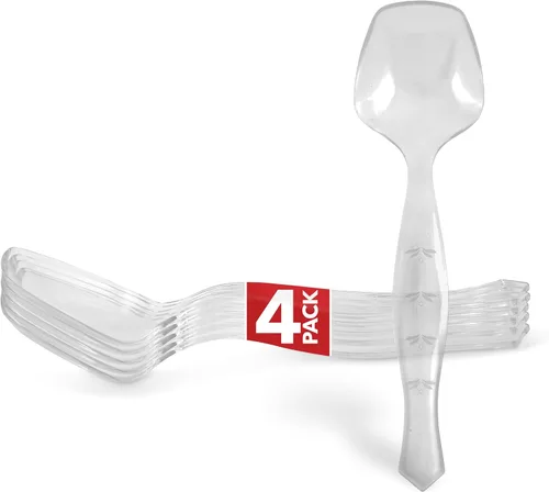 Vista 12 de 12 utensilios de plástico transparente para catering, bodas, vacaciones