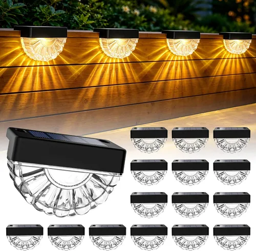Vista 11 de SOLPEX Luces solares para cubierta al aire libre (paquete de 12), LED