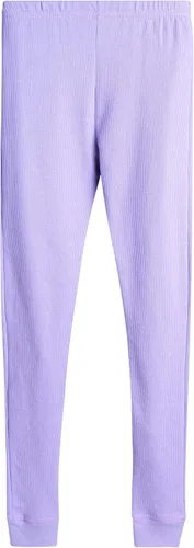 Vista 6 de Rene Rofe Conjunto de ropa interior térmica para niña, camiseta de punto gofre de 4 piezas y pantalones largos (2T-16)