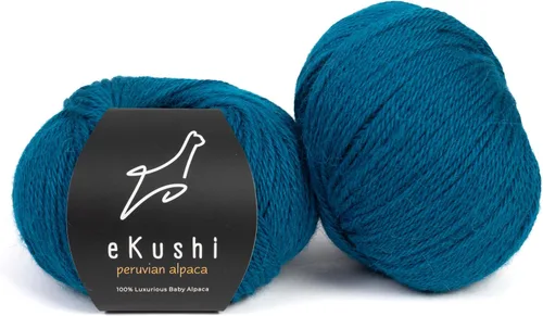 Vista 62 de 100% Hilo de Alpaca Baby para Tejer y Ganchillo - 1 Cono de Hilo Premium DK - Ligero, Hipoalergénico y Térmico Hecho en Perú - Ideal para Proyectos