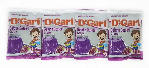 Vista 7 de Paquete de 4 paquetes de postre de gelatina D'Gari de 4.2 onzas, sabor artificial (4.2 onzas, coco)
