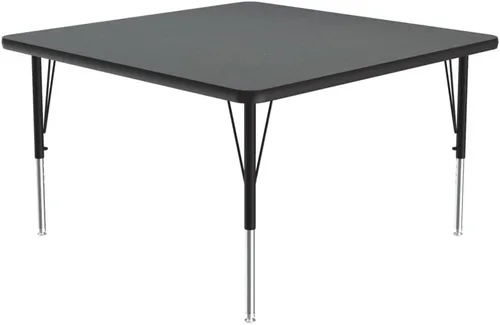 Vista 39 de Correll - Mesa rectangular de actividades para el aula de 24 x 36 pulgadas, altura ajustable (19-29 pulgadas), parte superior de nogal colonial
