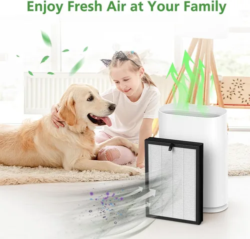 Vista 6 de Paquete de 2 filtros de repuesto H05, compatibles con HIMOX H05 Air Puri, filtro HEPA (no compatible con HIMOX H04)