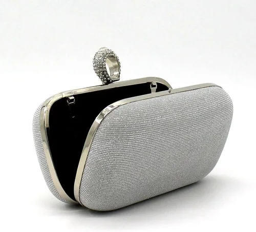 Vista 2 de Shiratori - Bolso de noche con forma de almohada para mujer
