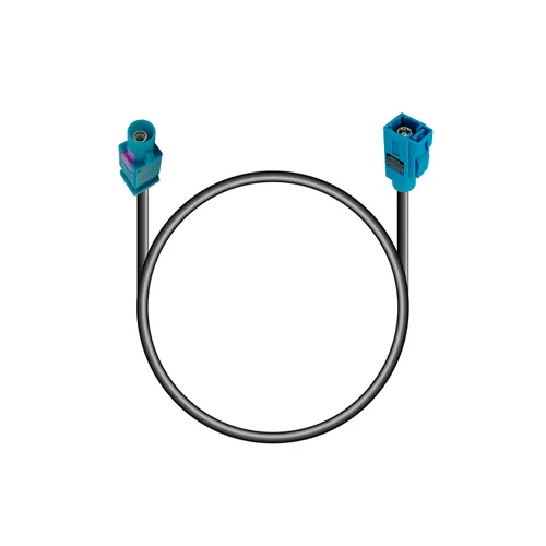 Vista 10 de Fakra Z macho a Fakra Z hembra RF cable coaxial 3.3ft/1m RG174 para navegación GPS estéreo del coche