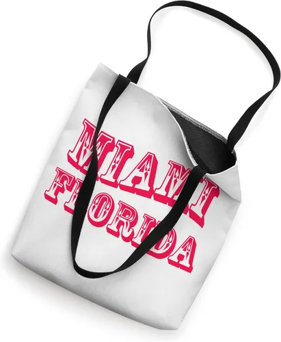 Vista 2 de Miami Florida USA Souvenir Tote Bag