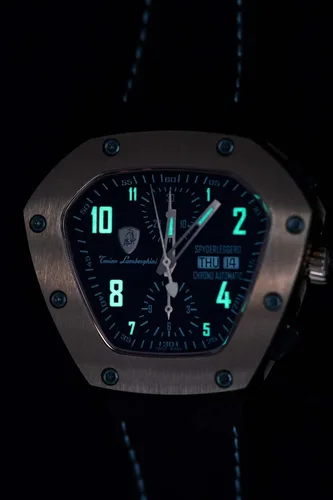 Vista 8 de Tonino Lamorghini Reloj cronógrafo automático Spyderleggero oro rosa titanio TLF-T07-5