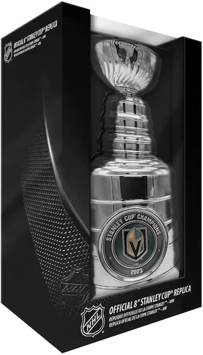 Vista 3 de Las Vegas Golden Knights NHL 2023 Stanley Cup Champions 8 pulgadas Réplica Trofeo