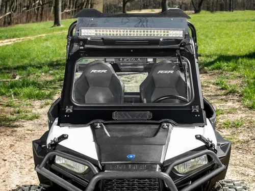 Vista 2 de SuperATV Polaris RZR 900 - Parabrisas de cristal abatible