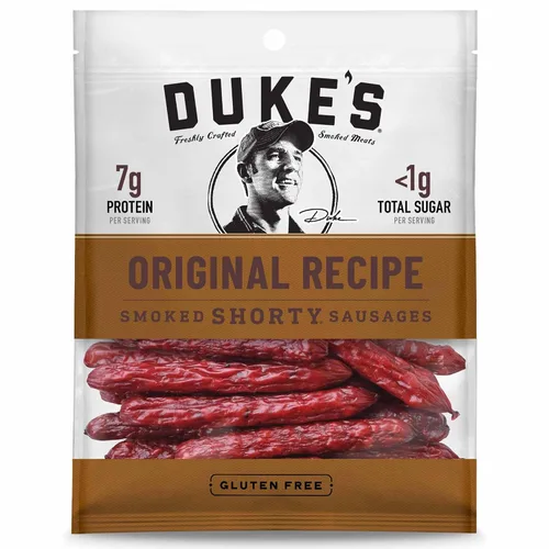 Vista 10 de Duke's Pork Original Smoked Shorty Sausages, 16 oz.