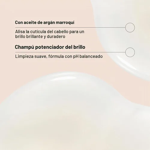 Vista 3 de Suave Professionals Shine Champú Marroquí Infusión 28 oz (Paquete de 4)