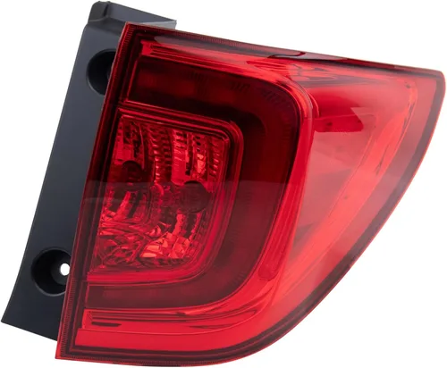 Vista 103 de Ensamble de luz trasera exterior TRQ para lado del conductor izquierdo trasero. Compatible con Toyota Corolla XLE 2020, 2021, 2022 y Toyota Corolla