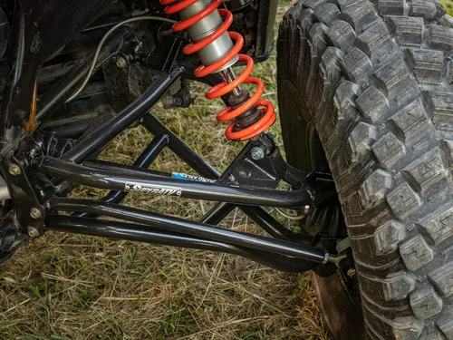 Vista 5 de SuperATV Kit de elevación resistente de 6 pulgadas para Can-Am Maverick Standard/X MR/X RS/X RS-DPS/MAX Standard (ver ajuste) Negro - Kit completo