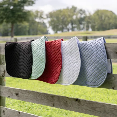 Vista 4 de TuffRider Basic All Purpose Horse Riding Saddle Pad Negro