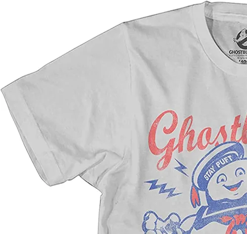 Vista 5 de Ghostbusters Mens Stay Puft Shirt Stay Puft Logo Tee Shirt Graphic T-Shirt