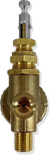 Vista 2 de Conrader - Válvula de descarga pilotada para compresores de gas con descargador manual manual (95-115 PSI)