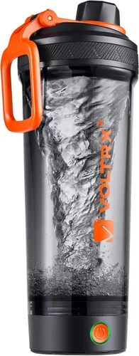 Vista 21 de VOLTRX Botella agitadora, Mezclador eléctrico recargable USB C con Gallium para batidos de proteínas, Vasos agitadores para batidos de proteínas