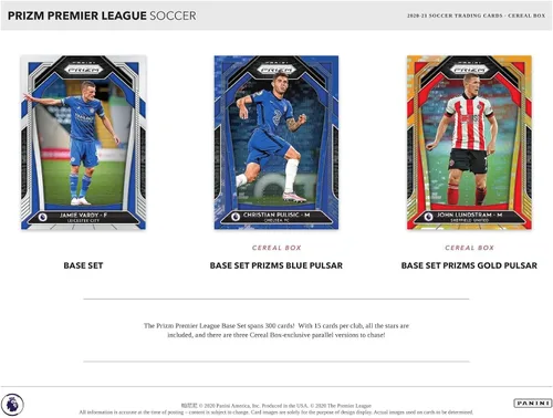 Vista 3 de Caja de Cereal Panini Prizm Premier League Fútbol 2020/21