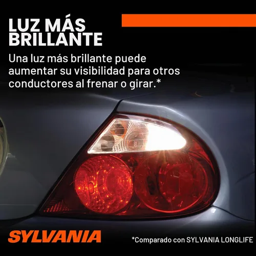 Vista 5 de SYLVANIA - 1157 Bombilla Mini SilverStar - Luz más brillante y más blanca, ideal para luces de circulación diurna (DRL) y luces de reversa