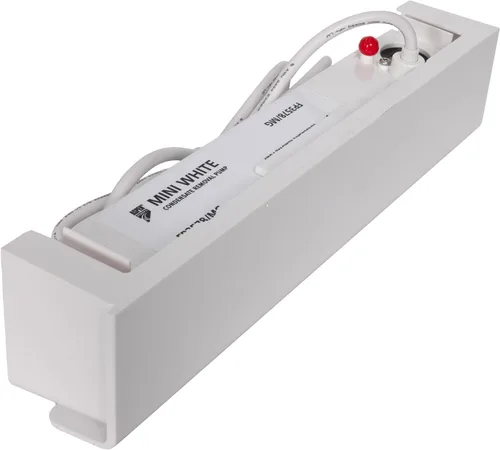 Vista 8 de Aspen - Mini bomba de condensado blanco para unidades de CA mini Split - Bomba de drenaje HVAC silenciosa, 26 kW / 90,000 BTU / capacidad de 7.5