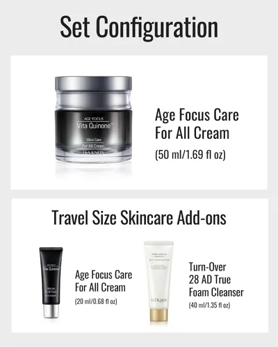 Vista 7 de ISA KNOX Age Focus Mela Care Cream Set (3.7 fl oz) - Crema hidratante para manchas oscuras de LG Beauty. Niacinamida, colágeno, vitamina B12