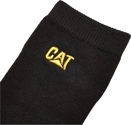 Vista 2 de Caterpillar 2-Pack CAT de peso medio 12 cojines con malla de resistencia para botas de trabajo de longitud tripulante calcetines