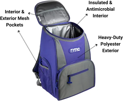 Vista 4 de RTIC Mochila hielera