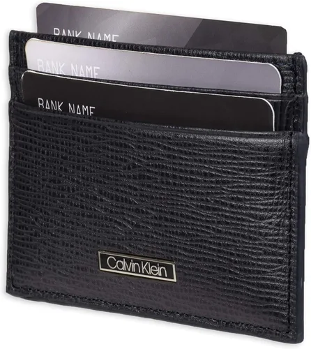 Vista 4 de Calvin Klein Juego de carteras de cuero RFID para hombre