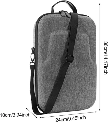 Vista 5 de Funda para Oculus Quest 2 Bolsa de viaje rígida para Oculus Quest 2 Bolsa de almacenamiento impermeable para Oculus Quest 2 con correa Elite