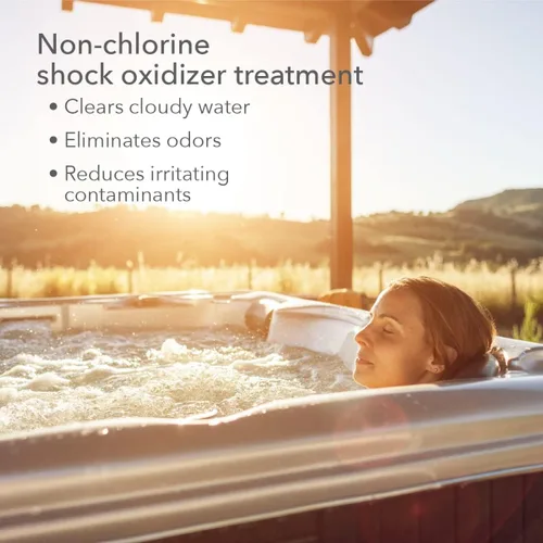Vista 4 de Leisure Time RENU2 Renew Tratamiento de choque sin cloro, oxidante sin cloro para jacuzzis y spas, restaura la claridad del agua y la frescura