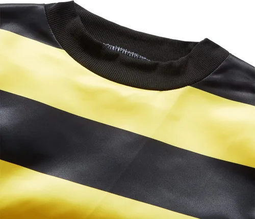 Vista 4 de Gupgi Disfraz de abeja de Halloween para adultos y niños, cosplay de abeja, disfraz de Bumble talla grande para fiesta de disfraces