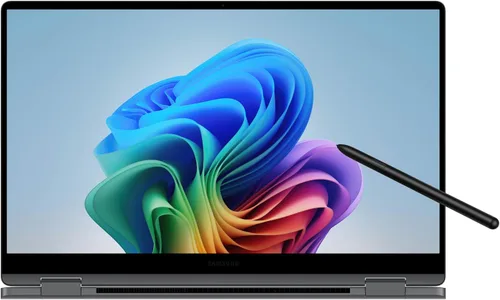 Vista 11 de Samsung PC Galaxy Book5 360 Copilot+ de 15.6 pulgadas, portátil empresarial Laptop empresarial AI con copilot, Windows 11 Pro, pantalla táctil FHD