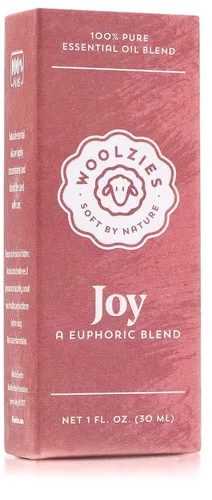 Vista 3 de Woolzies Mezcla de aceites esenciales 100% Pure Joy de 1 onza, prensado en frío, ayuda a ser positivo, feliz, relajado, seguro y mejora el estado