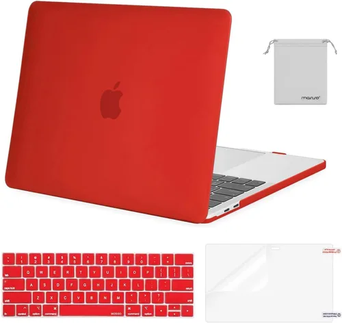 Vista 14 de MOSISO - Carcasa rígida de plástico, cubierta de teclado, protector de pantalla y bolsa de almacenamiento para MacBook Pro 13 pulgadas/33 cm